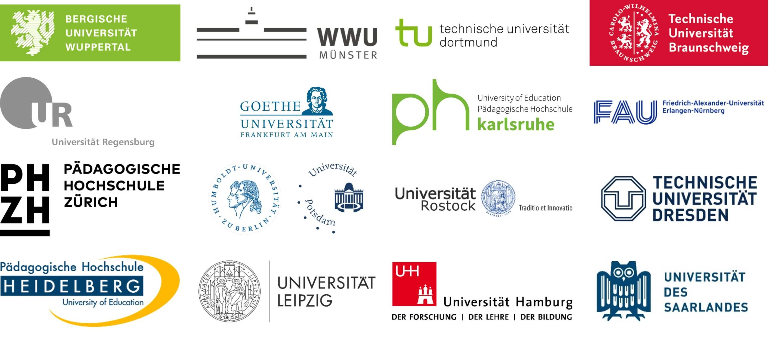 LemaS_Logos Eine Logotapete zeigt die beteiligten Institutionen der Initiative.