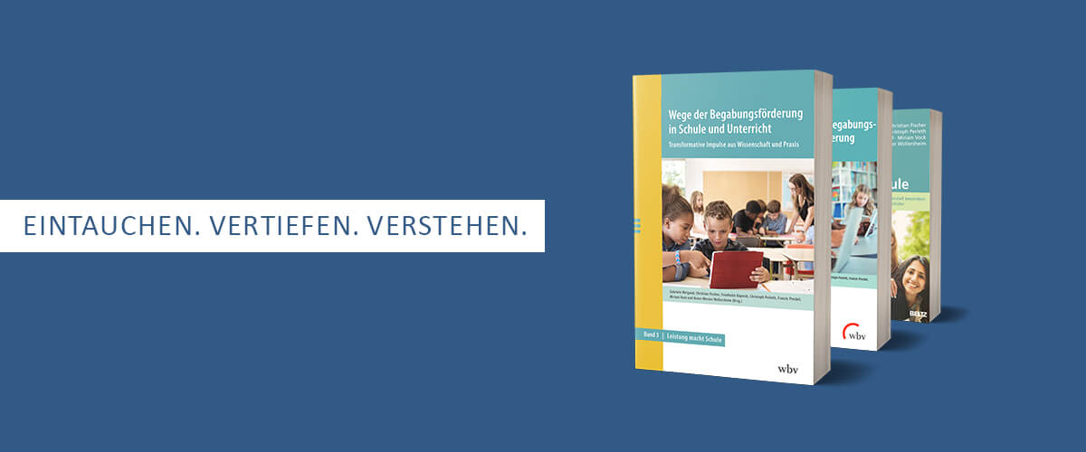 Die Reihe Leistung macht Schule als Buecherstapel