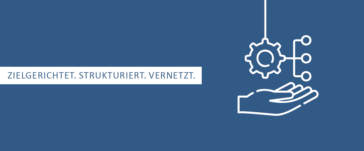 Eine Hand, die die Koordination des LemaS-Transfers betreut.