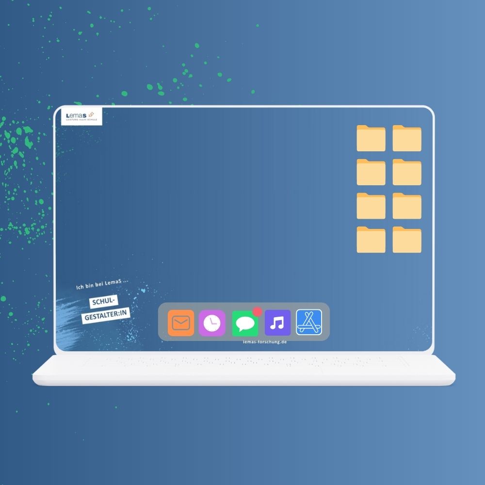 LemaS Desktop Mockup Schulgestalter:in (Text) Mockup Desktop Hintergrund Schulgestalter:in (Text)