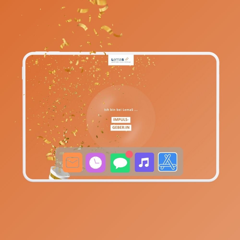 LemaS Tablet Mockup Impulsgeber:in (Text) Mockup Tablet Hintergrund Impulsgeber:in (Text)