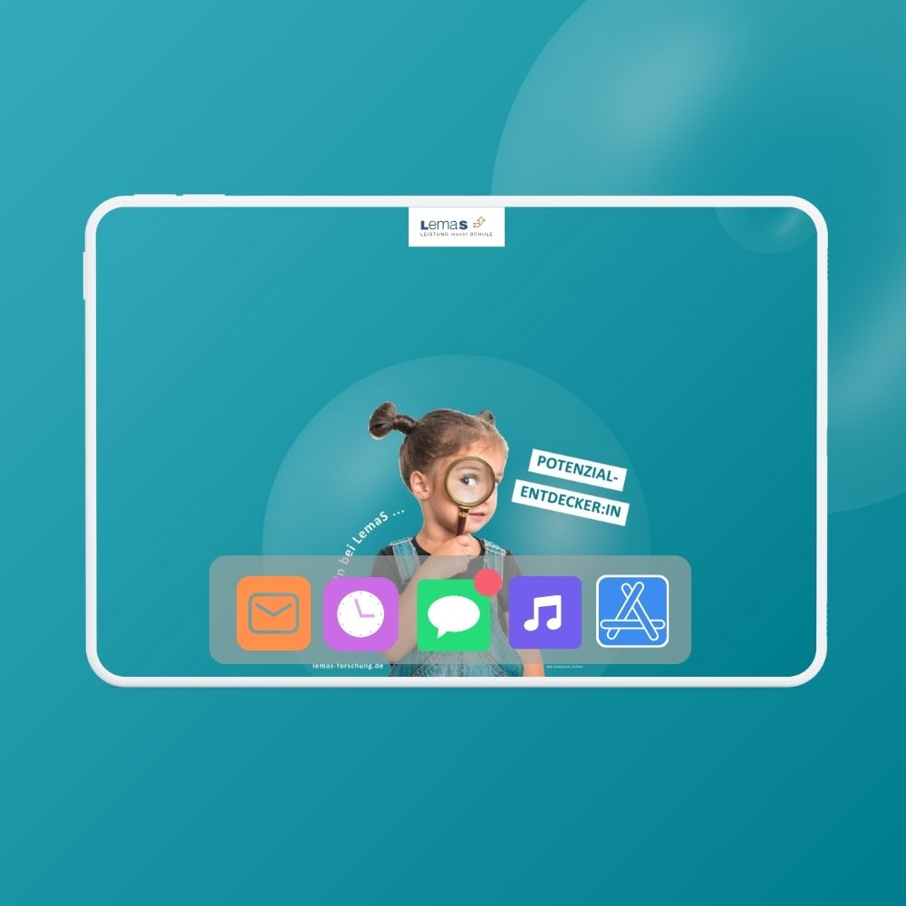 LemaS Tablet Mockup Potenzialentdecker:in Mockup Tablet Hintergrund Potenzialentdecker:in