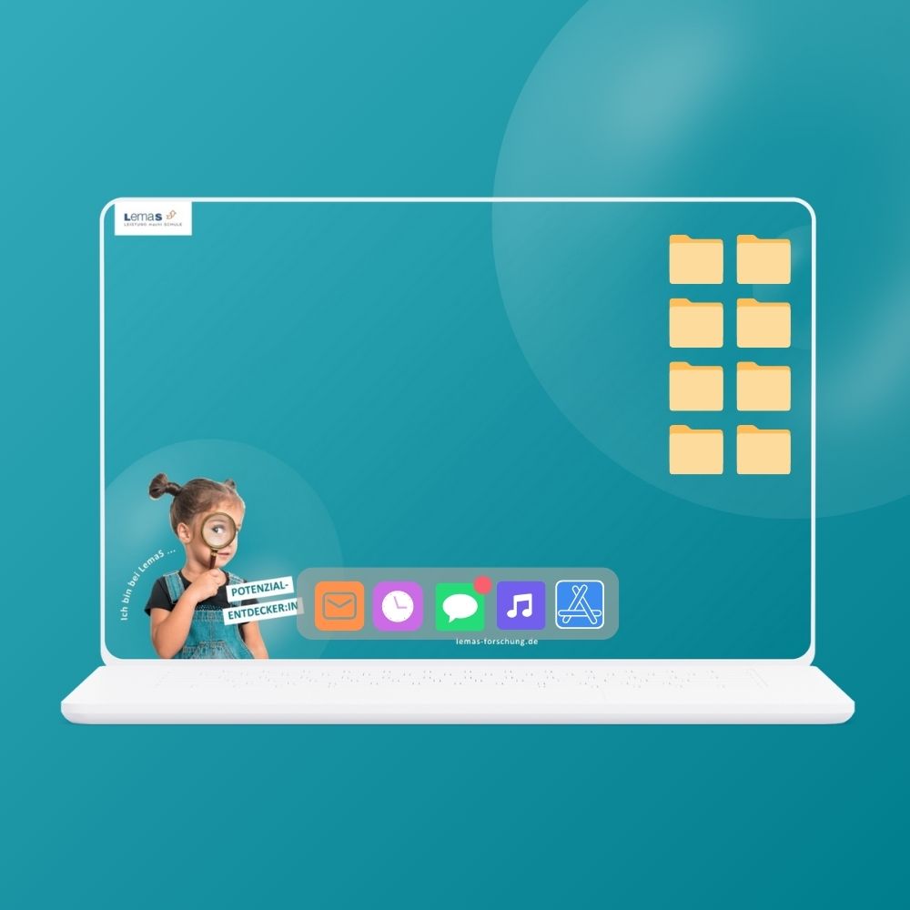 LemaS Desktop Mockup Potenzialentdecker:in Mockup Laptop Hintergrund Potenzialentdecker:in