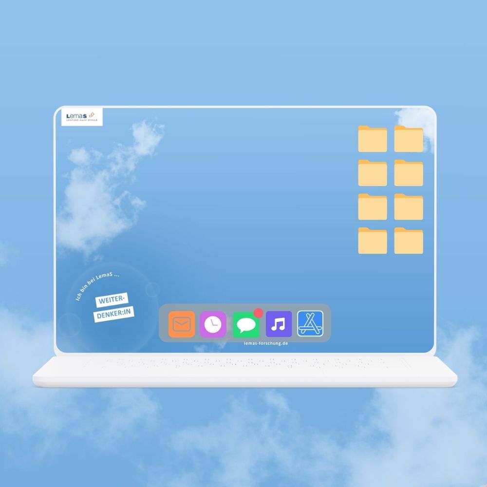 LemaS Desktop Mockup Weiterdenker:in (Text) Mockup Desktop Hintergrund Weiterdenker:in (Test)