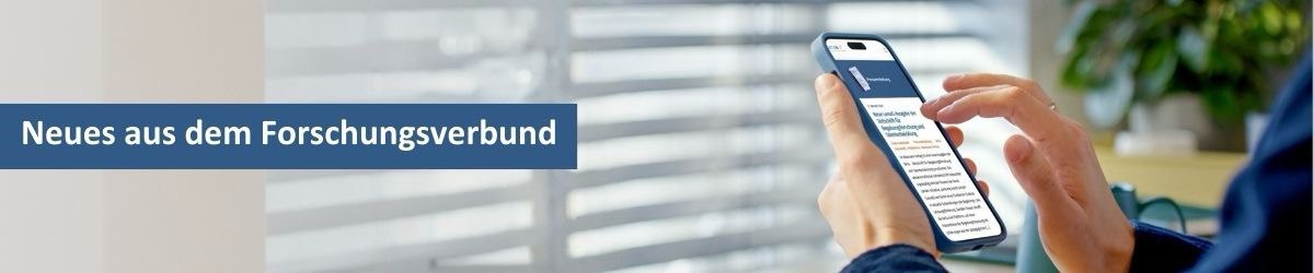 Aktuelles aus dem Forschungsverbund