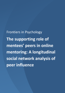 The supporting role of mentees’ peers in online mentoring: A longitudinal social network analysis of peer influence