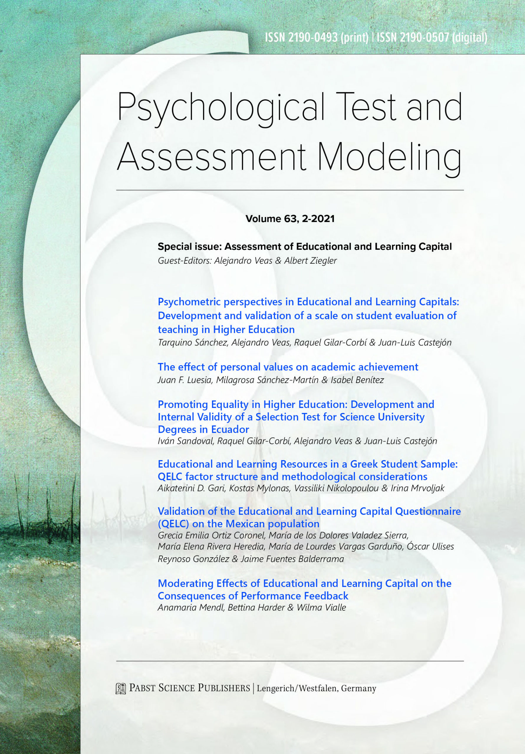 Assessment of educational and learning capital